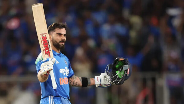 Virat Kohli score today in India vs. West Indies 2nd ODI in Guwahati