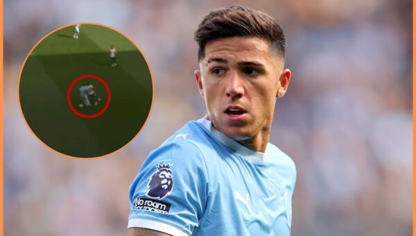 Video: Chelsea fans will be sniggering as £125m Enzo Fernandez makes awful mistake on Man City debut