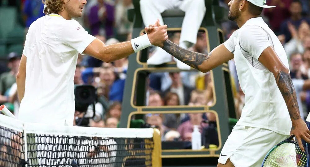 Stefanos Tsitsipas says Nick Kyrgios’s cocaine ban was ‘pretty much expected’