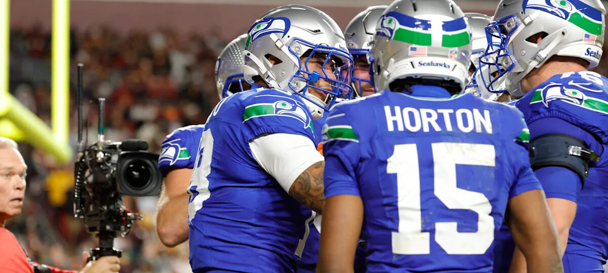 Tory Horton limited in practice Sunday
