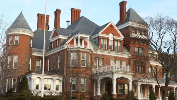 Grand staircases, state-shaped pools, and bowling alleys in the basement: See what the governor's mansion looks like in every state