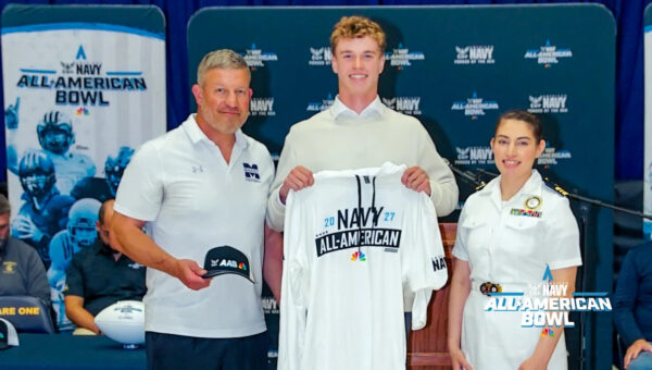 Punter CJ Jones Honored as a 2027 Navy All-American