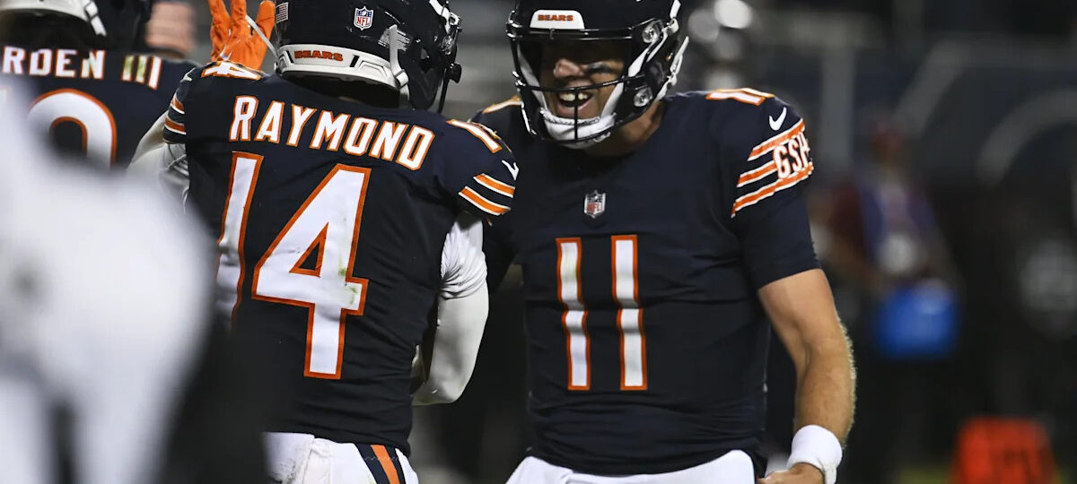 Bears QB Case Keenum has more passing TDs than Drake Maye in 2026