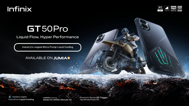 Infinix Launches GT 50 Pro: The ultimate hardcore gaming flagship with industry-first cooling and control