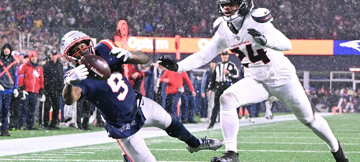 How did former Patriots WR Kayshon Boutte play in Texans debut?