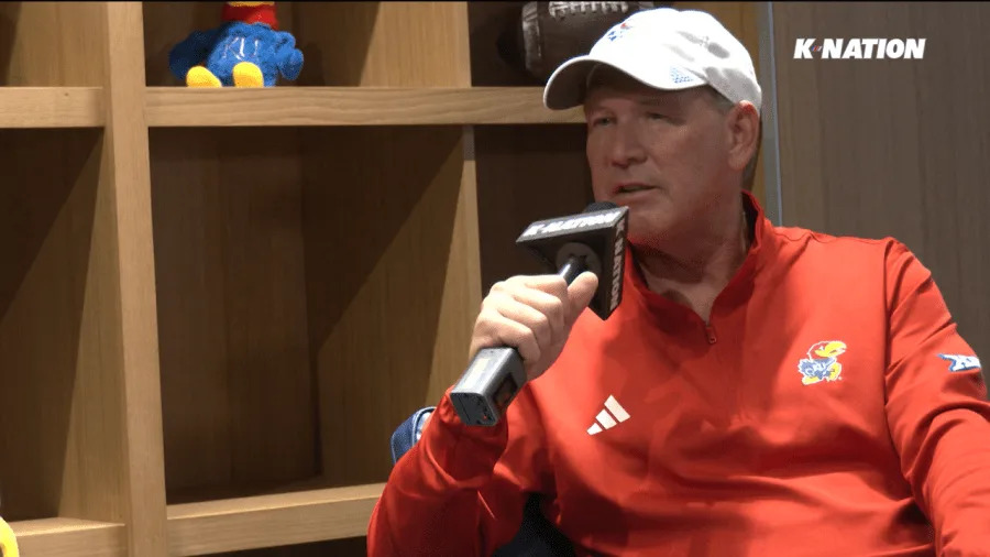 Kansas football head coach Lance Leipold joins K-Nation