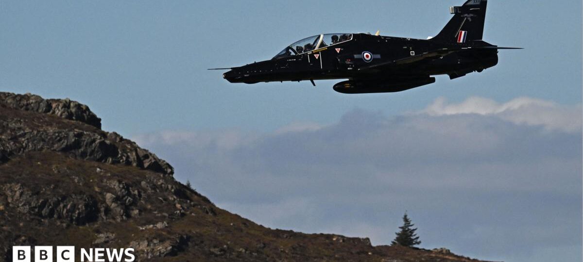 Two pilots ejected and parachuted out of RAF plane before crash