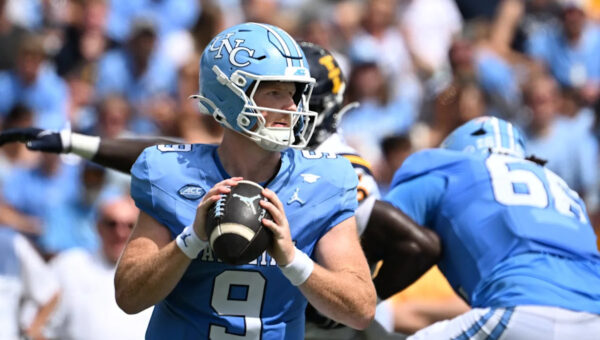 Former Wisconsin quarterback looked incredible in UNC's Week 2 win