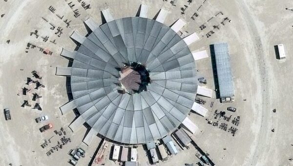 Burning Man 2026: Satellite images show how the Nevada desert transforms into Black Rock City