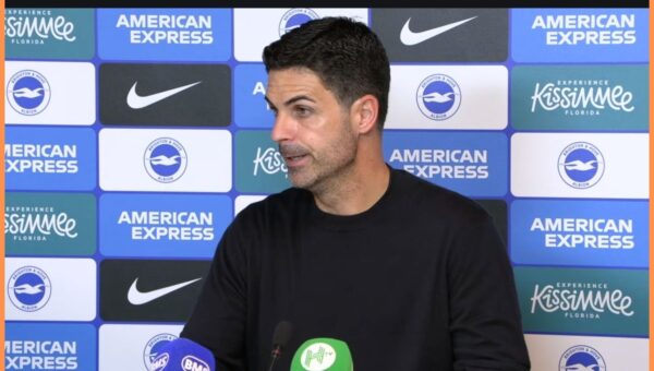 Arteta explains why Arsenal were so easily beaten by Brighton in shock result of the day
