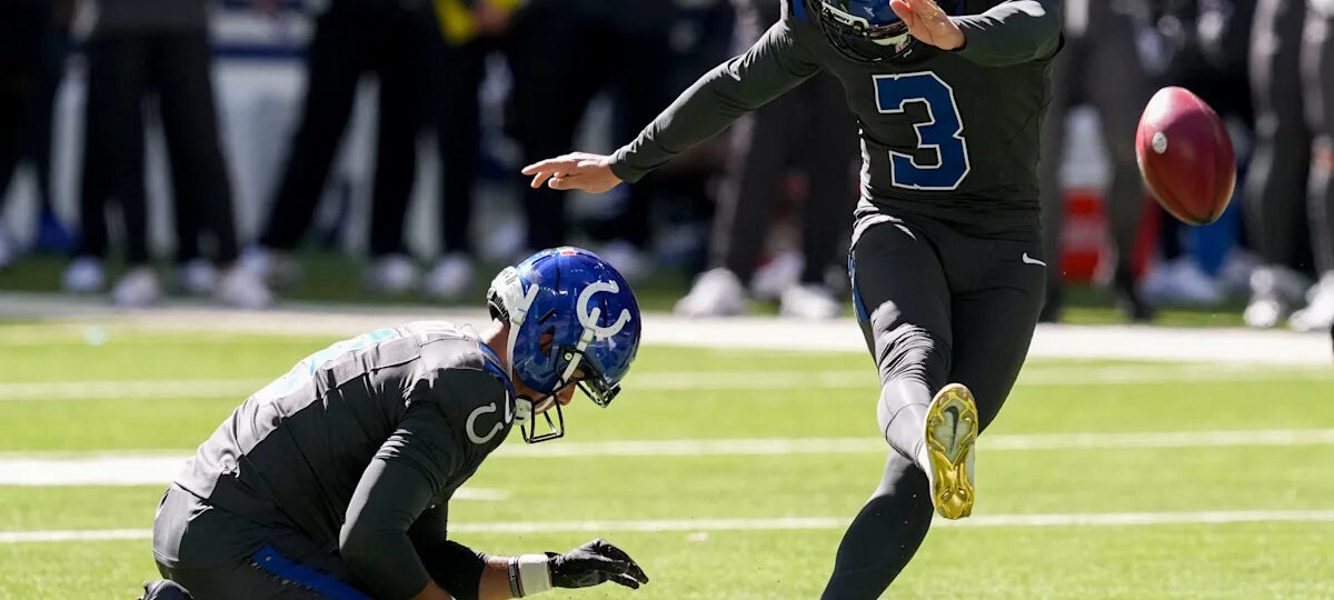 Colts K Spencer Shrader expected to kick Week 4 despite groin injury; what we know