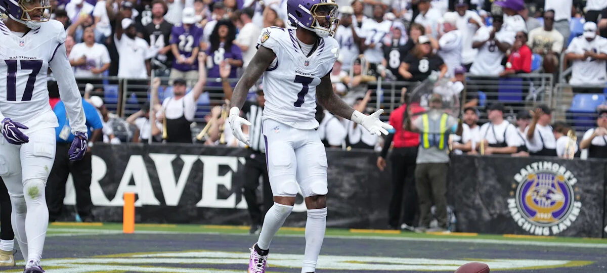 Rashod Bateman found his groove in Ravens' shocking loss to Saints