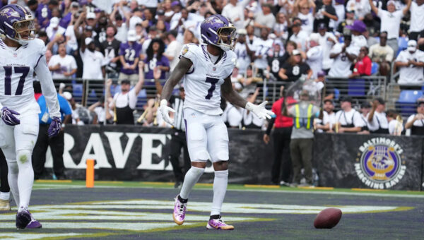 Rashod Bateman found his groove in Ravens’ shocking loss to Saints