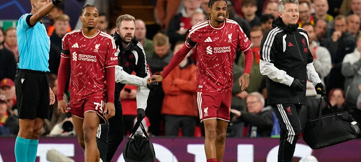 Bradley Barcola substituted with apparent leg injury on home debut for Liverpool