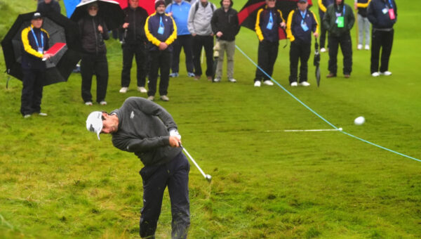 Joaquin Niemann leads wind-blown Irish Open at Doonbeg