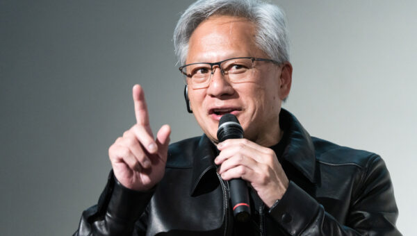 Jensen Huang took a call from Trump, and showed off something else, too