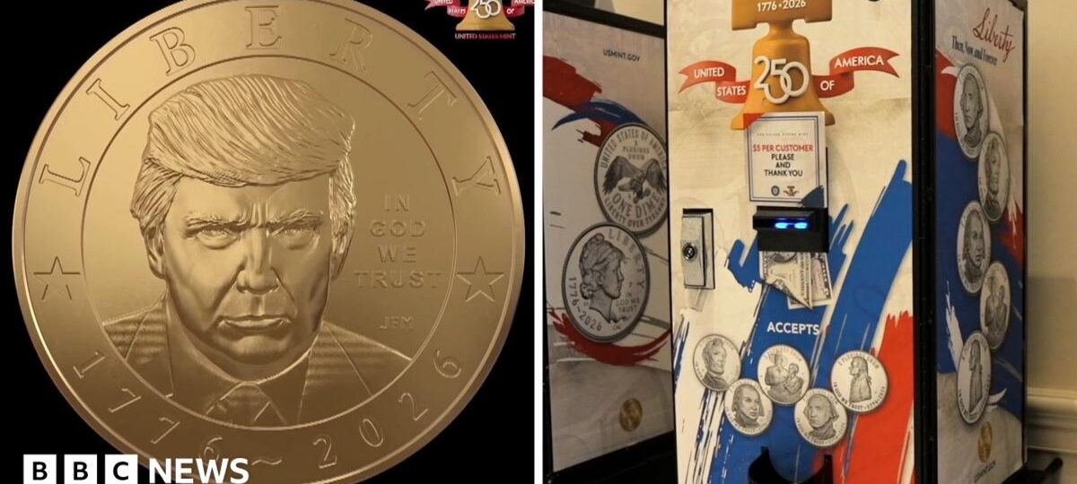 Watch: Trump $1 commemorative coin goes on sale