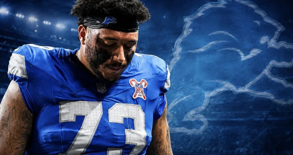 Lions LG Christian Mahogany Suffers Injury vs. Saints