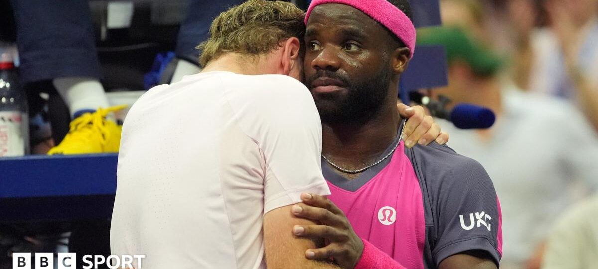 Tiafoe consoles tearful Michelsen after remarkable US Open comeback