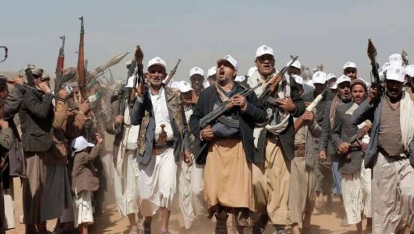 Houthis mark 2014 Yemen revolution as Saudi strike back