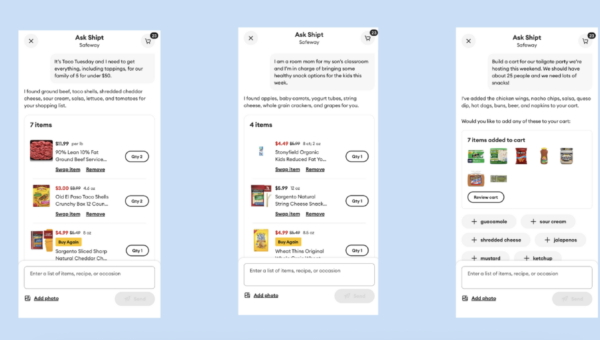 Shipt becomes the latest delivery app with an AI shopping assistant