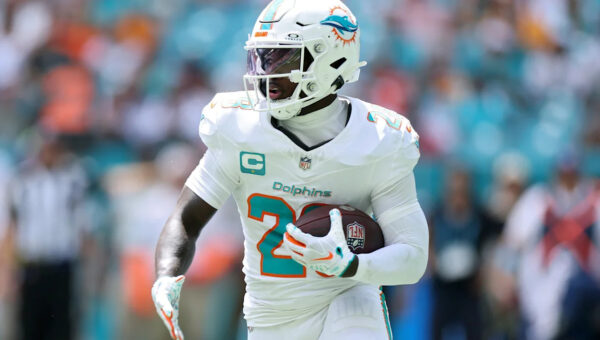 Dolphins RB De’Von Achane will reportedly miss the remainder of the season due to torn ACL
