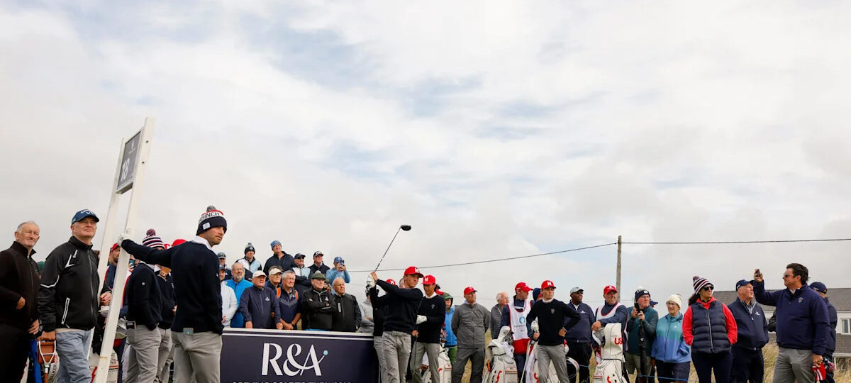 2026 Walker Cup Saturday foursomes pairings, singles matchups at Lahinch