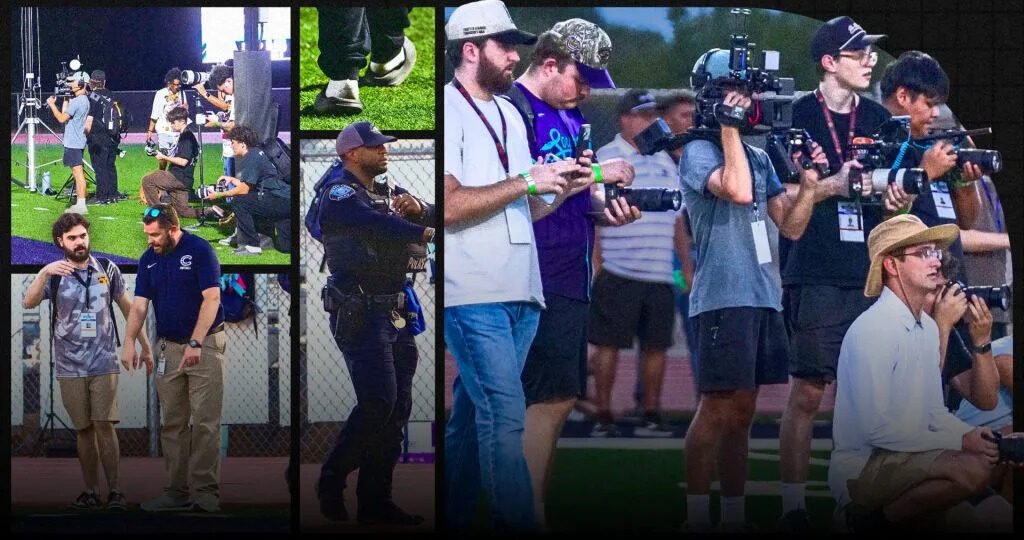 ‘Pajama Paparazzi’: High School Football Sidelines Clogged With Creators
