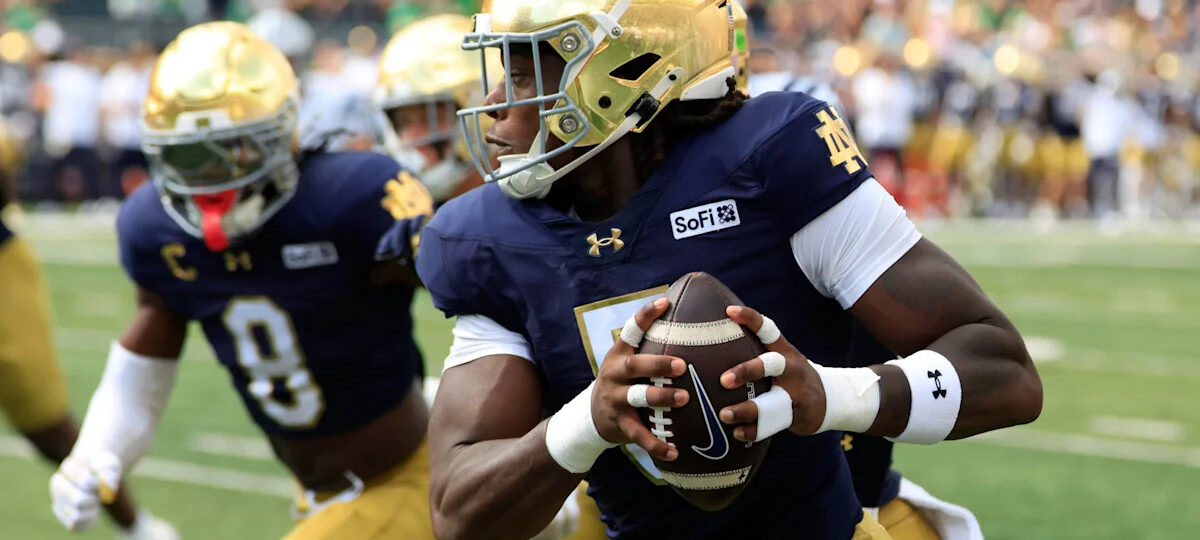 Notre Dame cooks Rice for a 52-0 win in the home opener