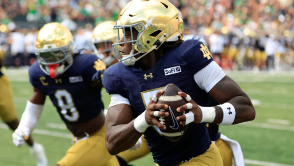 Notre Dame cooks Rice for a 52-0 win in the home opener