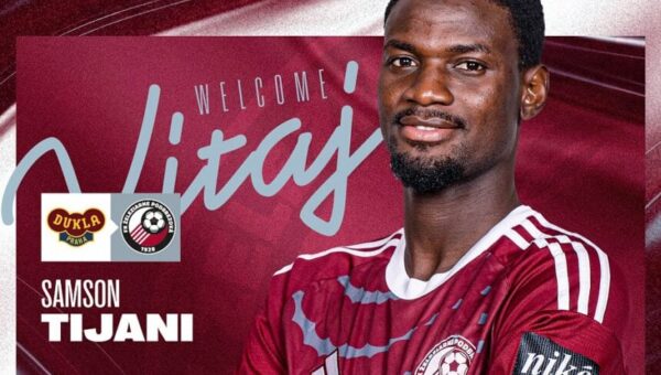 Transfer: Nigerian midfielder Tijani joins Slovakian club on loan