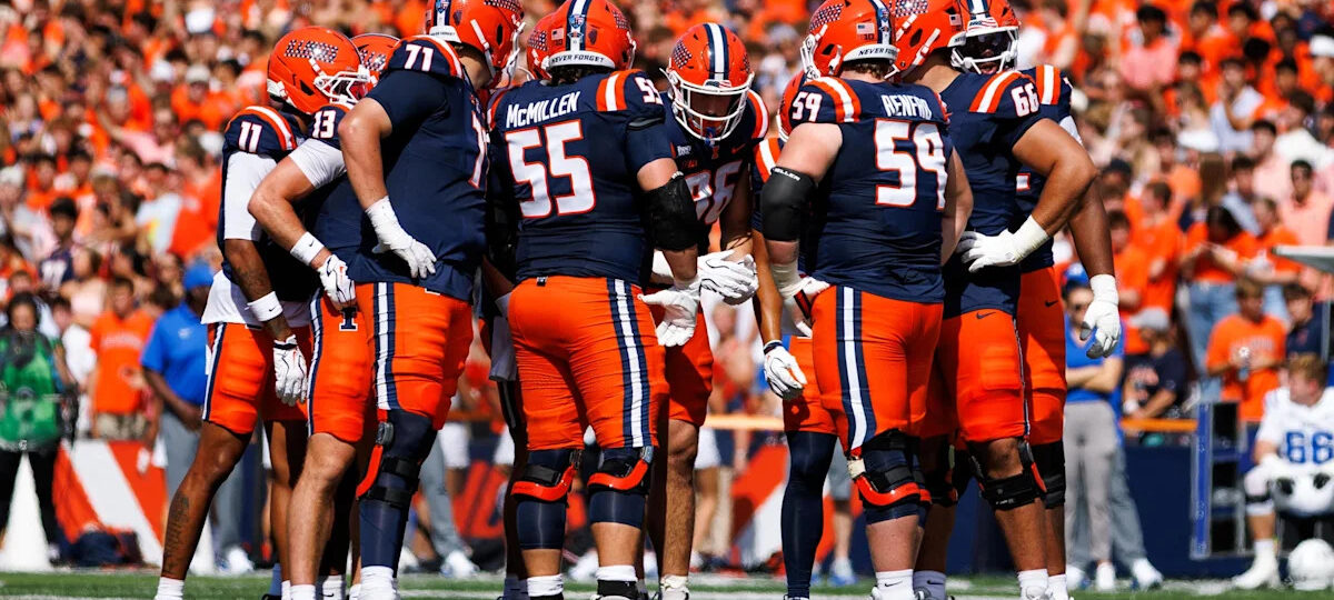 Illinois leaning on depth and development as offensive line deals with injuries