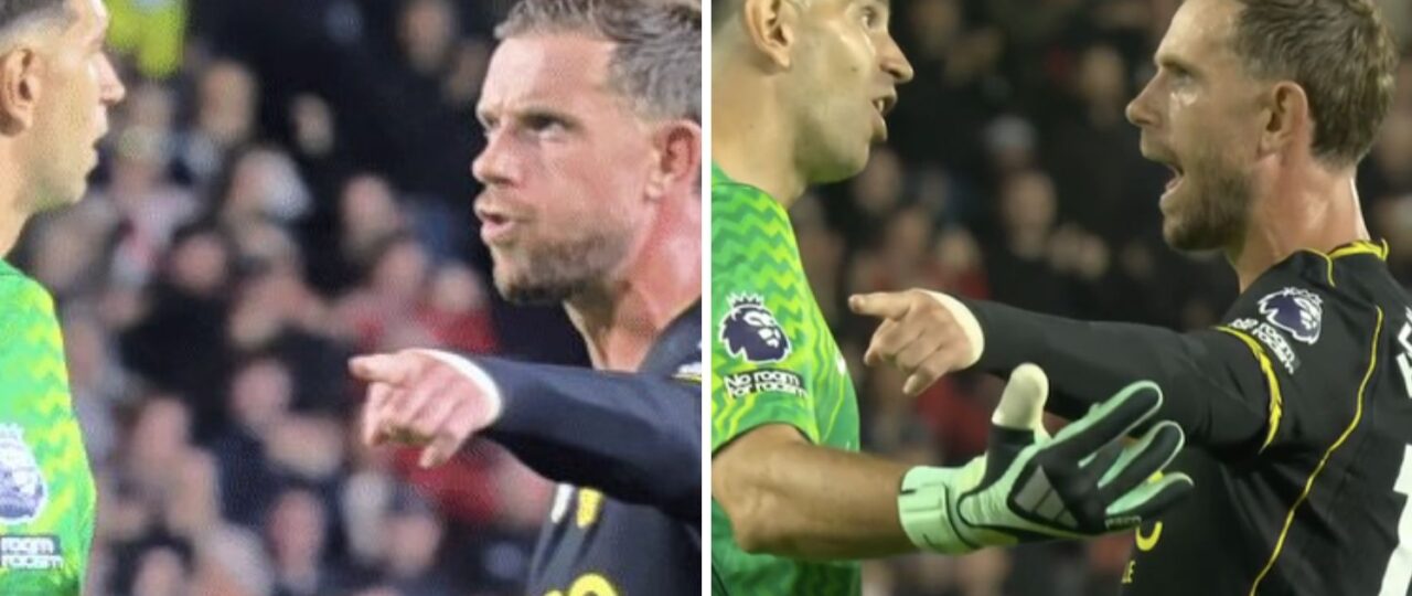 Watch: Footage shows Jordan Henderson fuming at Chelsea teammate after conceding goal vs Brentford