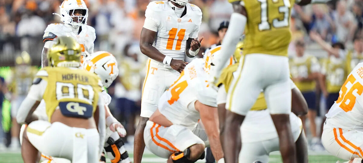 Inside a Tennessee football huddle with freshman quarterback Faizon Brandon