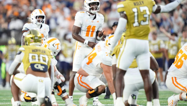 Inside a Tennessee football huddle with freshman quarterback Faizon Brandon