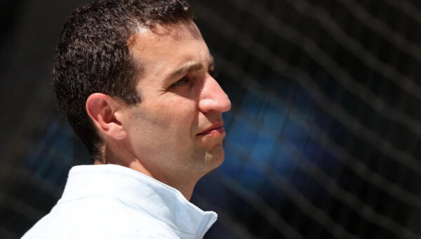 David Stearns addresses the media after a disappointing Mets season