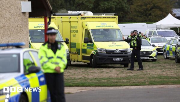 Men arrested and houses evacuated in major incident near RAF Fairford