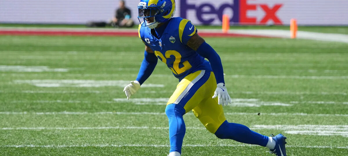 Watch: Trent McDuffie made his first INT with Rams look so easy