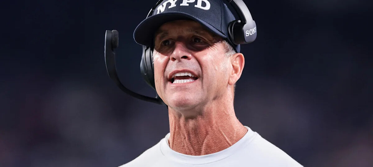 John Harbaugh ‘couldn’t pass up’ chance to tackle Giants’ WR Malik Nabers