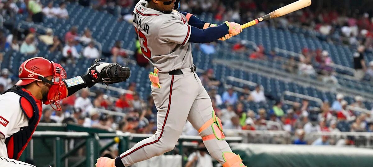 Ronald Acuña Jr. reaches 200 career home runs and 200 career stolen bases in fewest games