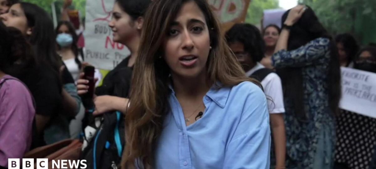 Women protest in the streets of Delhi after string of sexual assaults