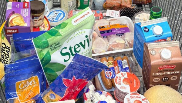 I feed 3 generations under one roof. My $100 Aldi grocery haul always includes these 10 items.