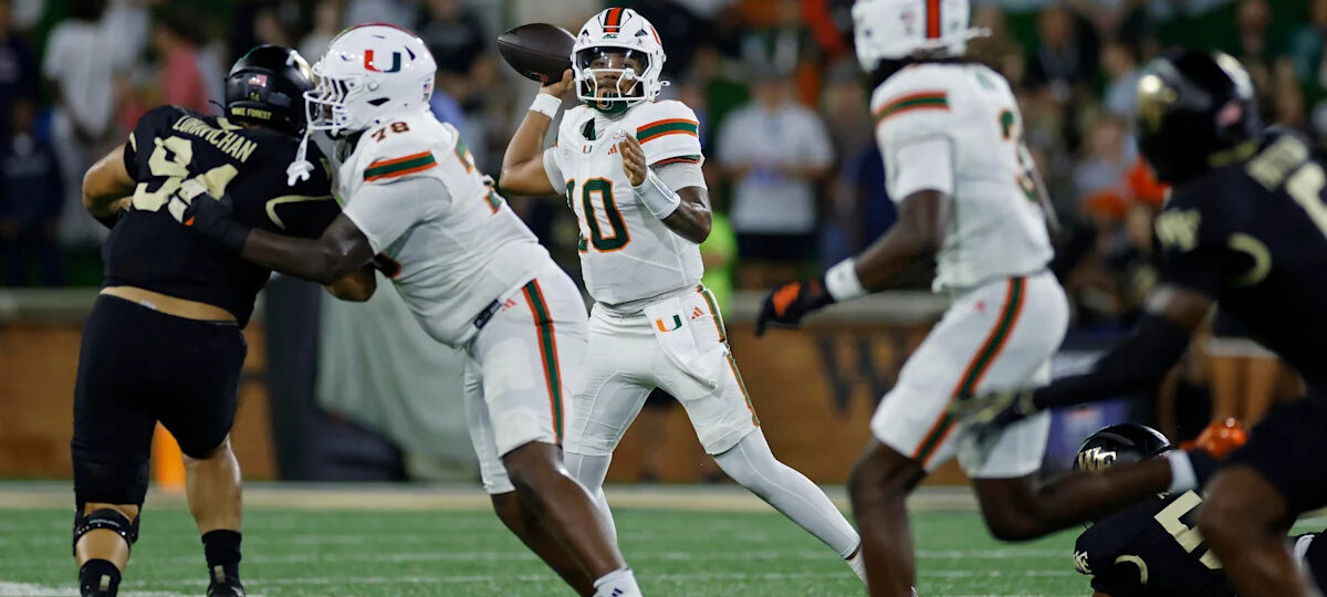Miami moves down one spot in AP Poll after win over Wake Forest