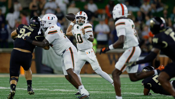 Miami moves down one spot in AP Poll after win over Wake Forest