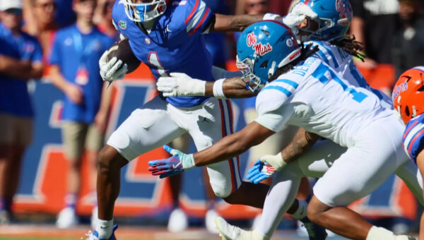 What happened to Florida football WR Vernell Brown III vs Ole Miss?