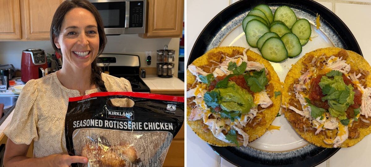 As a dietitian, here’s how I turn Costco’s $5 rotisserie chicken into a week of easy, well-balanced meals for my family