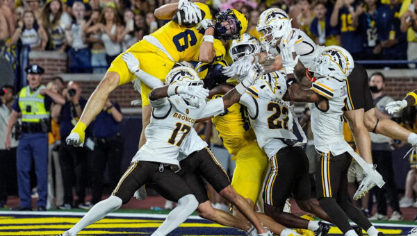 Michigan football Hail Mary winner questioned as time appeared to run out