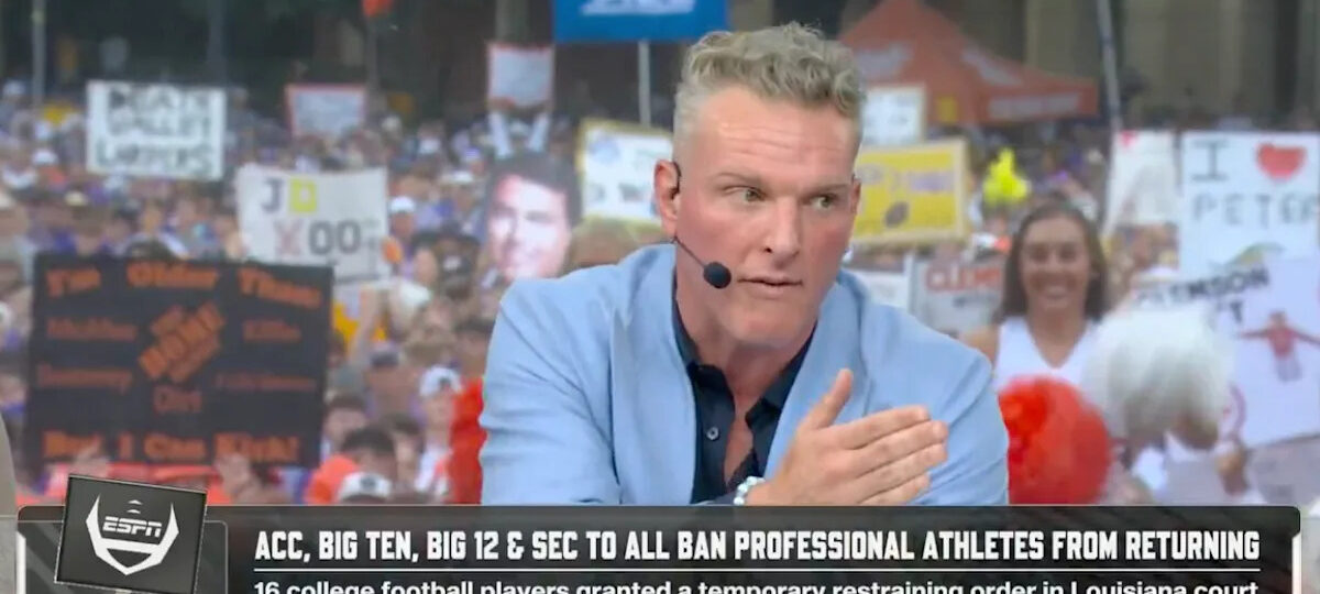 Pat McAfee, Nick Saban call on Congress to pass Protect College Sports Act on ‘College GameDay’