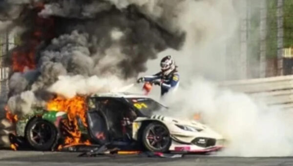 British driver thanks rival for saving his life in horrific motor-racing crash