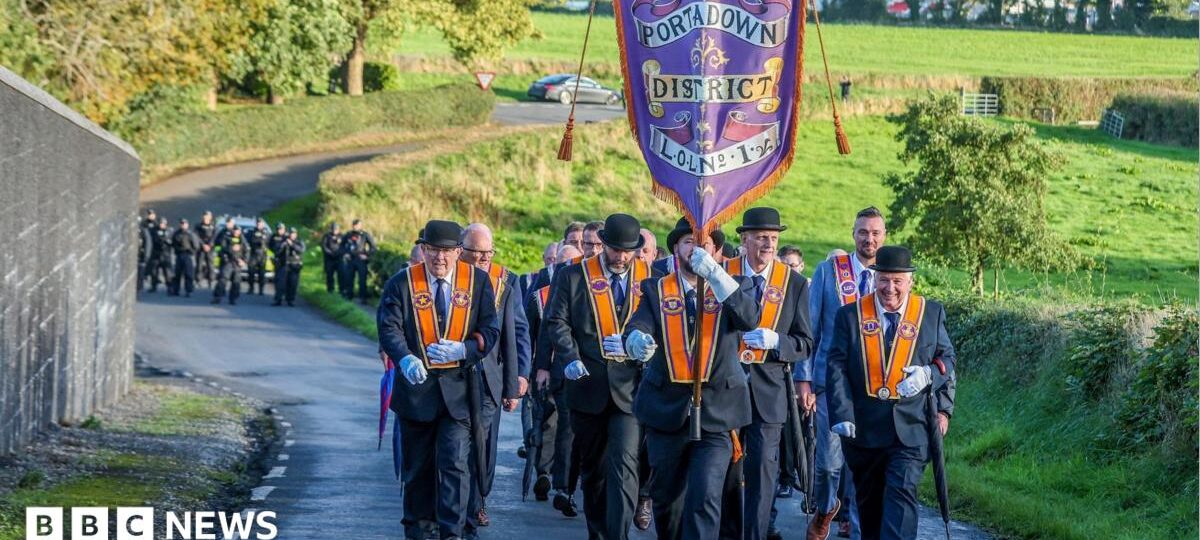 Police block Protestant Orange Order from controversial parade route